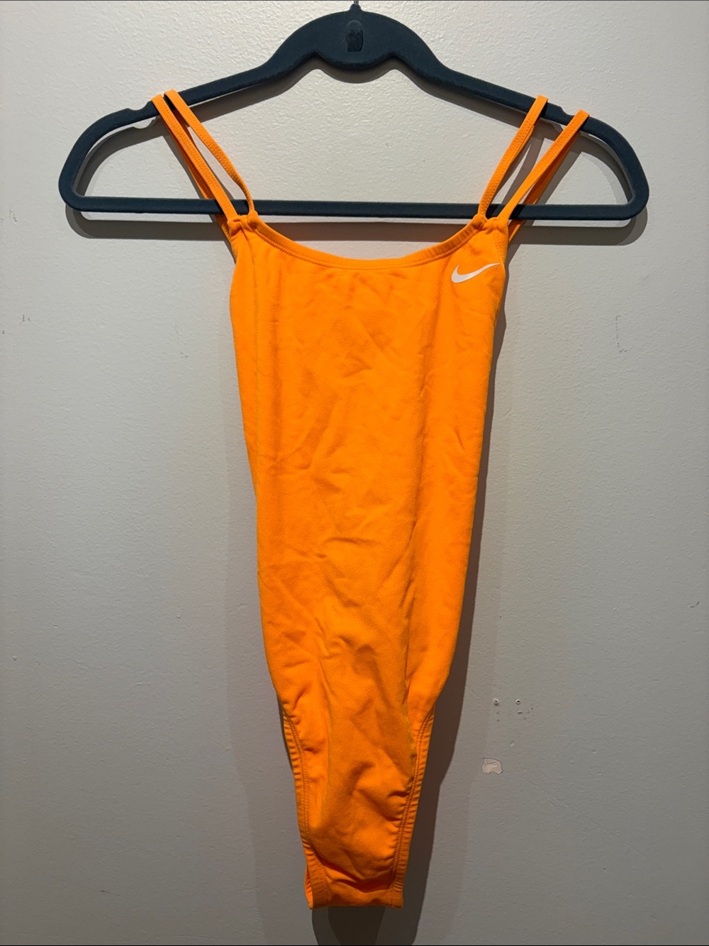 Nike Swimmer Orange One-Piece Swimsuit